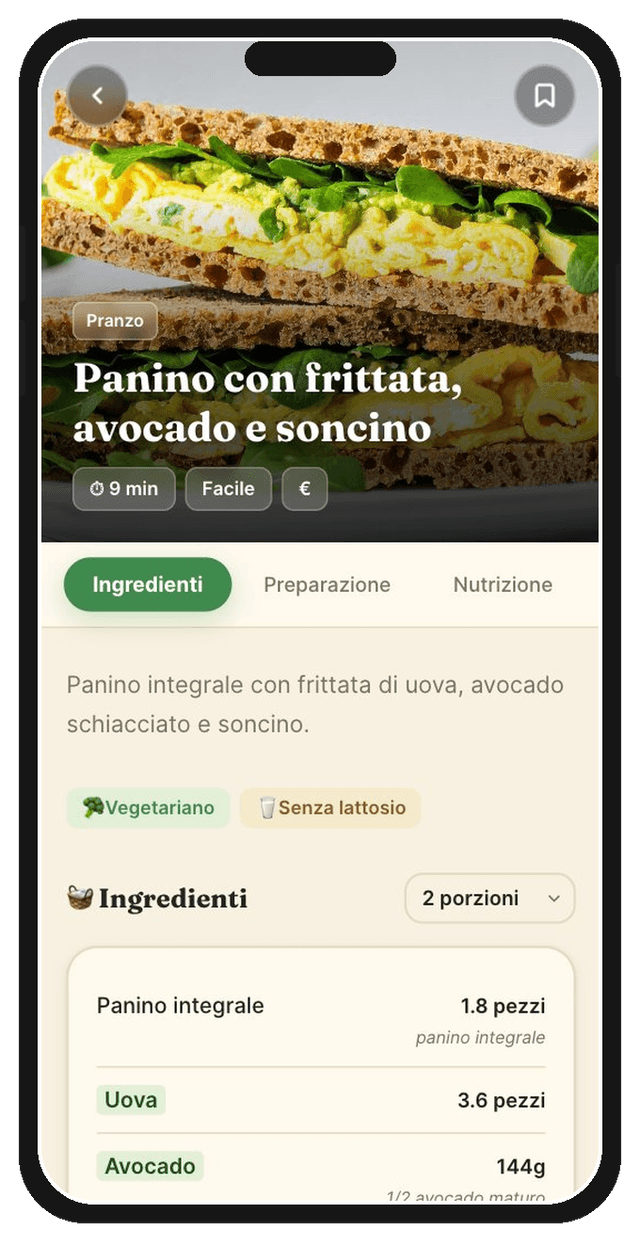Dettaglio ricetta